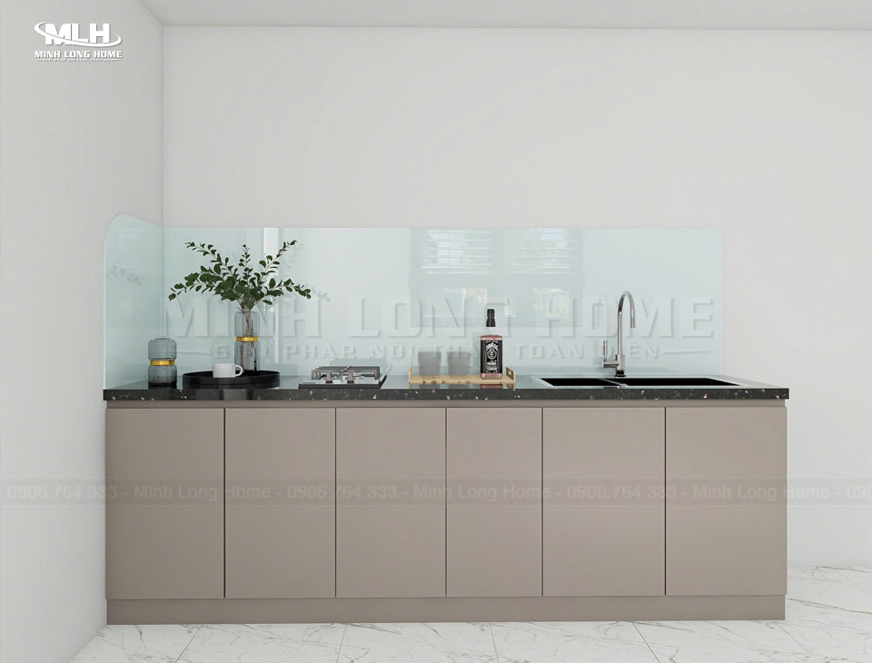 Tủ bếp nhựa Melamine
