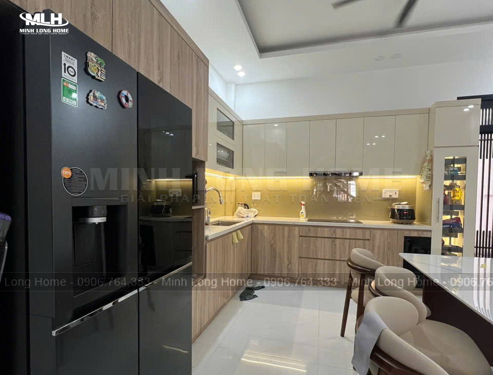 Dự án tủ bếp nhựa anh Định Tây Ninh