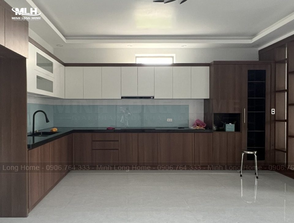 Tủ bếp gỗ công nghiệp tại Bình Dương
