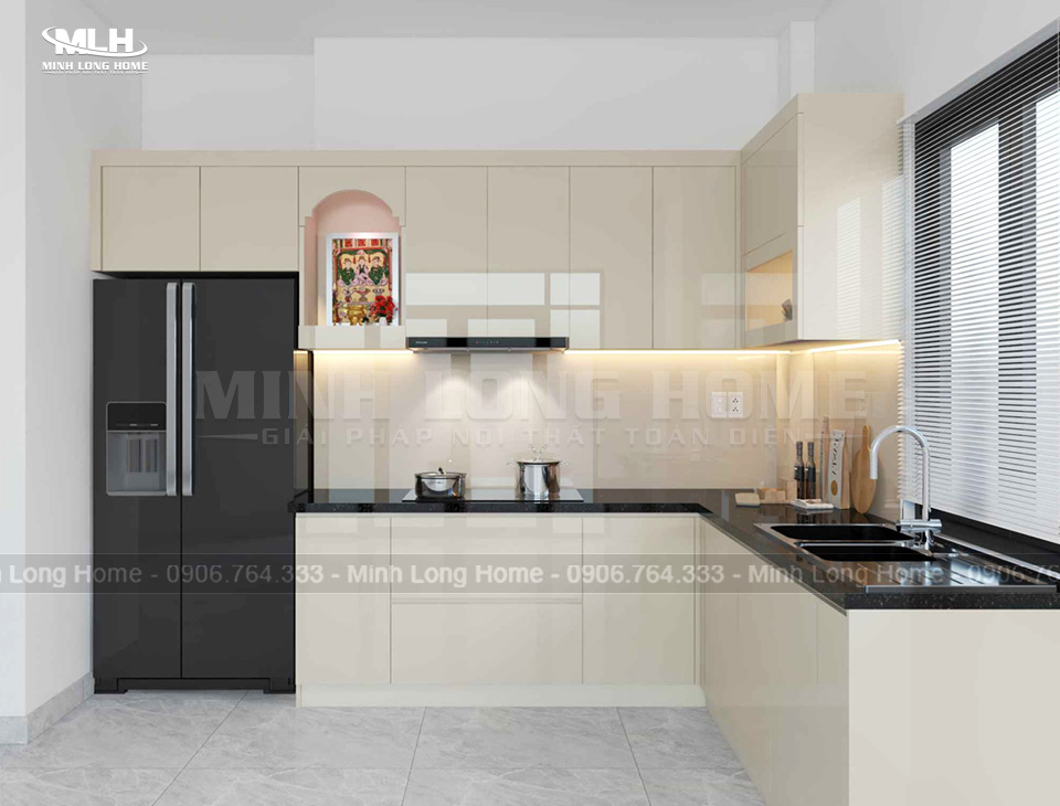 Dự án tủ bếp nhựa anh Thịnh Thủ Đức