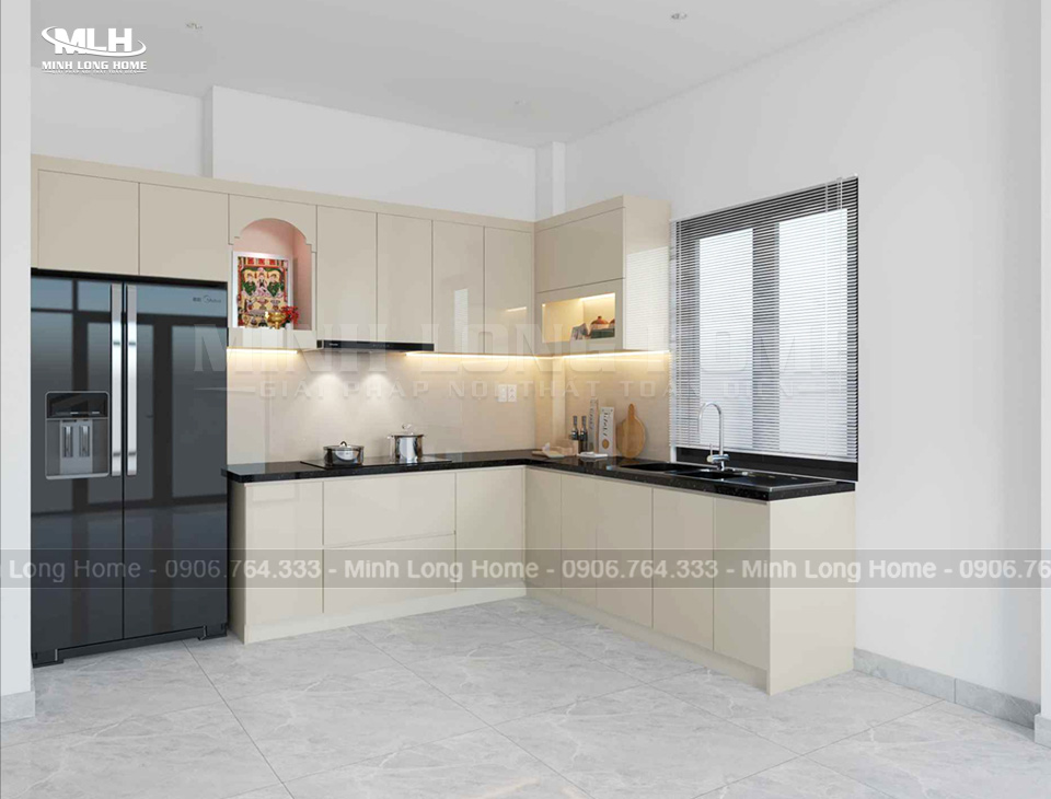 Dự án tủ bếp nhựa anh Thịnh Thủ Đức