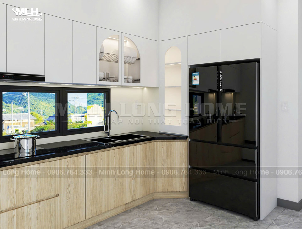 Dự án tủ bếp nhựa Melamine anh Khoa Bình Thạnh Dự án tủ bếp nhựa Melamine anh Khoa Bình Thạnh