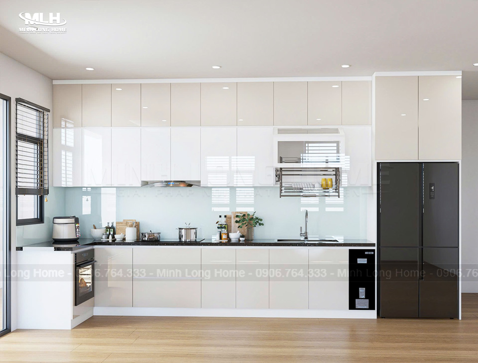 Tủ bếp nhựa Acrylic Tủ bếp nhựa Acrylic - Ảnh 3