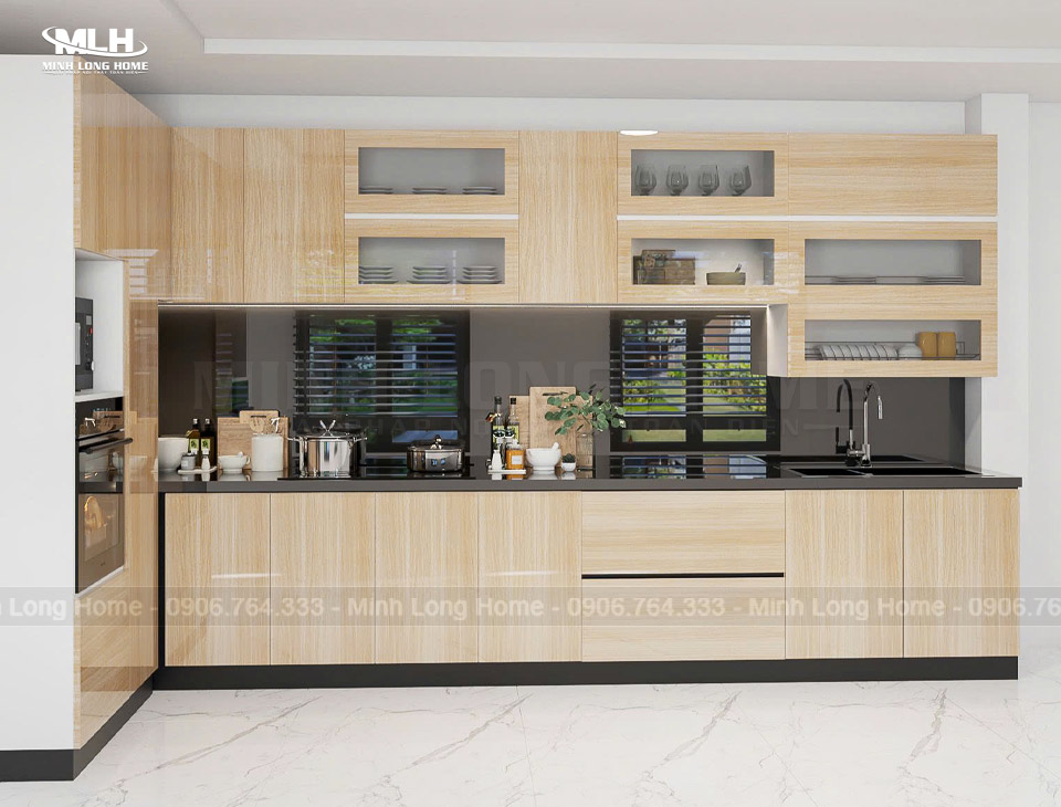 Tủ bếp nhựa Acrylic Tủ bếp nhựa Acrylic - Ảnh 4