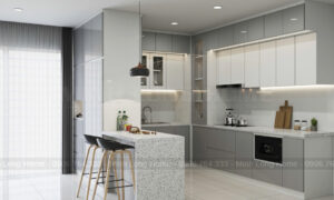 Tủ bếp nhựa Acrylic Tủ bếp nhựa Acrylic