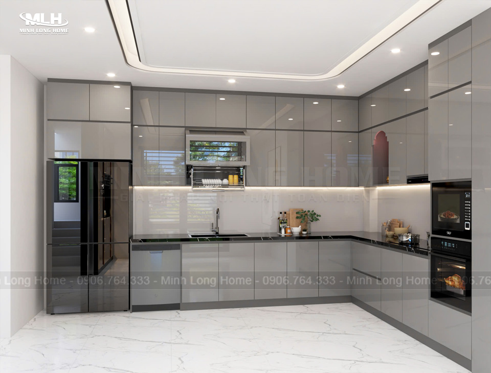 Tủ bếp nhựa Acrylic Tủ bếp nhựa Acrylic