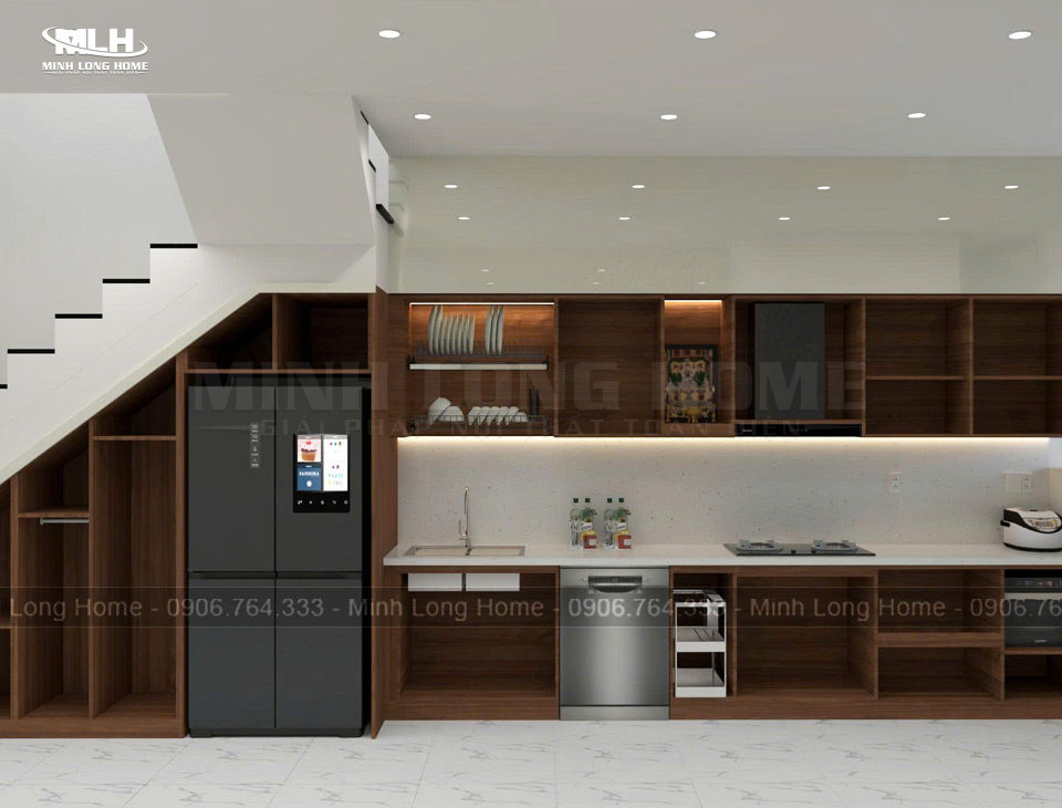 Báo giá tủ bếp nhựa giả gỗ mới nhất và mẫu đẹp Cấu tạo tủ bếp nhựa giả gỗ