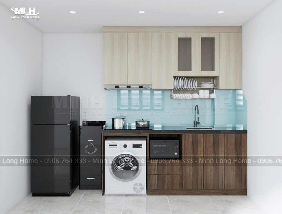 Báo giá tủ bếp nhựa giả gỗ mới nhất và mẫu đẹp Ưu điểm tủ bếp nhựa giả gỗ